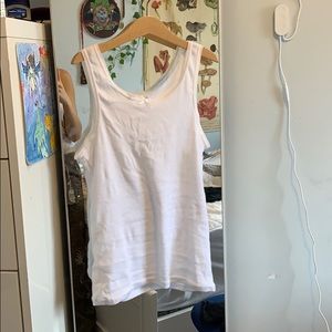 Cute Tank Top with lace and bow